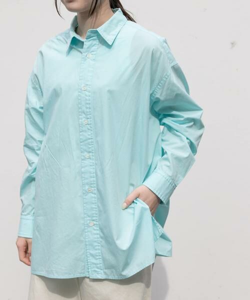 URBAN RESEARCH DOORS / アーバンリサーチ ドアーズ シャツ・ブラウス | FORK&SPOON　ガーメントダイロングスリーブシャツ | 詳細10