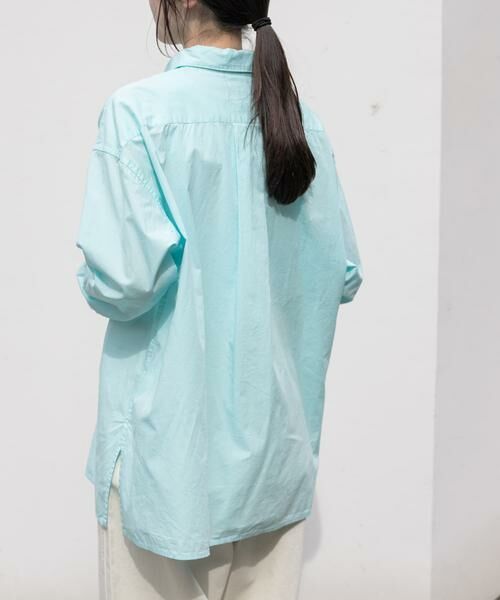 URBAN RESEARCH DOORS / アーバンリサーチ ドアーズ シャツ・ブラウス | FORK&SPOON　ガーメントダイロングスリーブシャツ | 詳細12