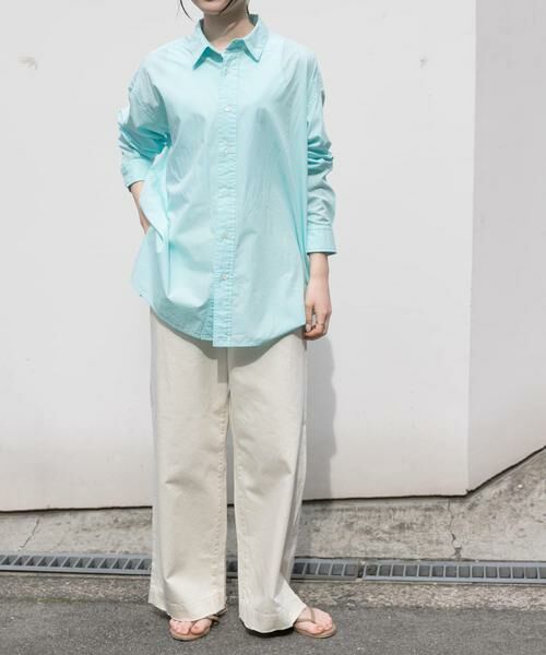 URBAN RESEARCH DOORS / アーバンリサーチ ドアーズ シャツ・ブラウス | FORK&SPOON　ガーメントダイロングスリーブシャツ | 詳細17