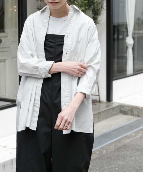 URBAN RESEARCH DOORS / アーバンリサーチ ドアーズ シャツ・ブラウス | FORK&SPOON　ガーメントダイロングスリーブシャツ | 詳細25