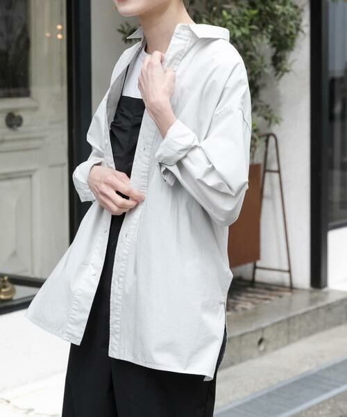 URBAN RESEARCH DOORS / アーバンリサーチ ドアーズ シャツ・ブラウス | FORK&SPOON　ガーメントダイロングスリーブシャツ | 詳細26