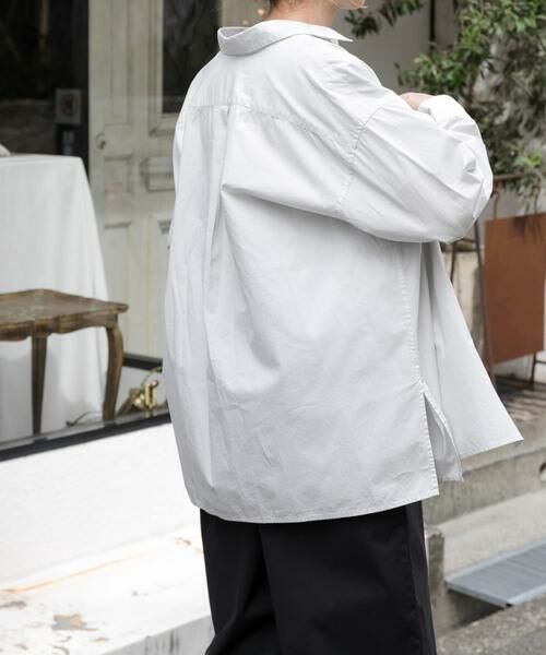 URBAN RESEARCH DOORS / アーバンリサーチ ドアーズ シャツ・ブラウス | FORK&SPOON　ガーメントダイロングスリーブシャツ | 詳細28