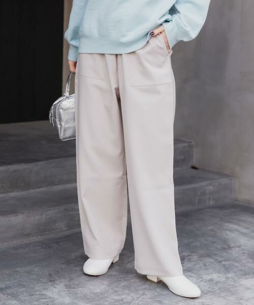 URBAN RESEARCH DOORS/アーバンリサーチ ドアーズ FORK & SPOON ベイカーポケットイージーパンツ ライトベージュ 1 URBAN RESEARCH DOORS/アーバンリサーチ ドアーズ FORK & SPOON ベイカーポケットイージーパンツ ライトベージュ 1