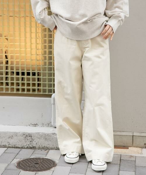 URBAN RESEARCH DOORS / アーバンリサーチ ドアーズ その他パンツ | FORK&SPOON フレンチドリルピグメントチノパンツ | 詳細21