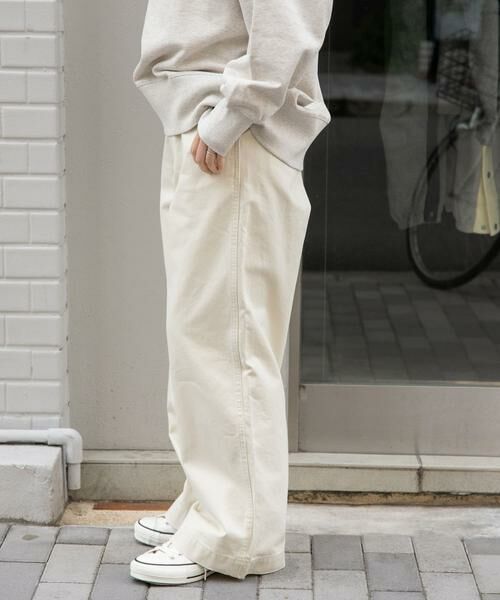 URBAN RESEARCH DOORS / アーバンリサーチ ドアーズ その他パンツ | FORK&SPOON フレンチドリルピグメントチノパンツ | 詳細22