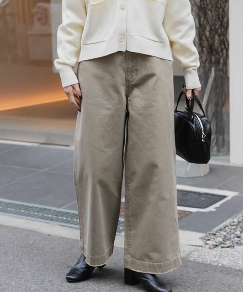 URBAN RESEARCH DOORS / アーバンリサーチ ドアーズ その他パンツ | FORK&SPOON フレンチドリルピグメントチノパンツ(ベージュ)