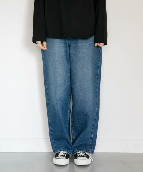URBAN RESEARCH DOORS / アーバンリサーチ ドアーズ デニムパンツ | FORK&SPOON JFデニムワイドテーパードパンツ | 詳細13