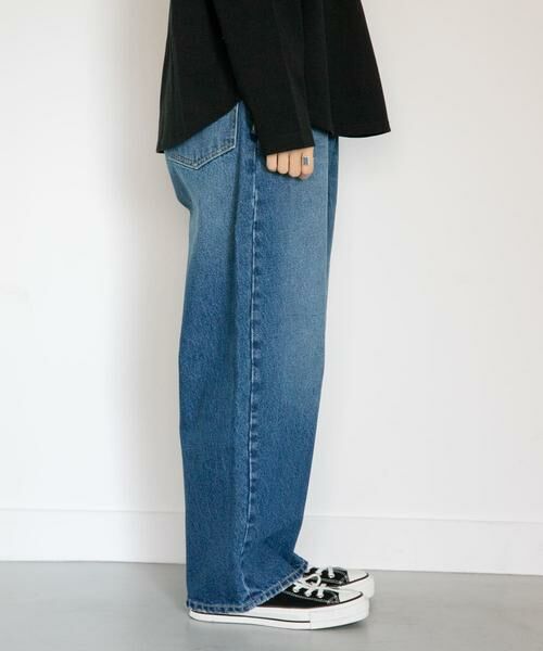 URBAN RESEARCH DOORS / アーバンリサーチ ドアーズ デニムパンツ | FORK&SPOON JFデニムワイドテーパードパンツ | 詳細14