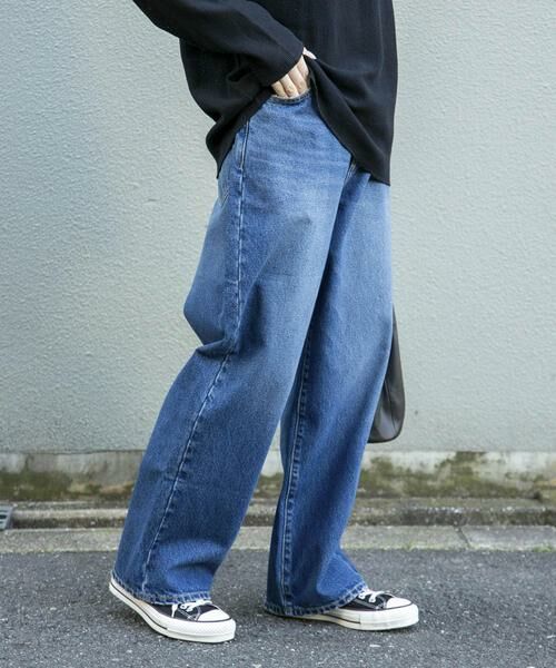 URBAN RESEARCH DOORS / アーバンリサーチ ドアーズ デニムパンツ | FORK&SPOON JFデニムワイドテーパードパンツ | 詳細5