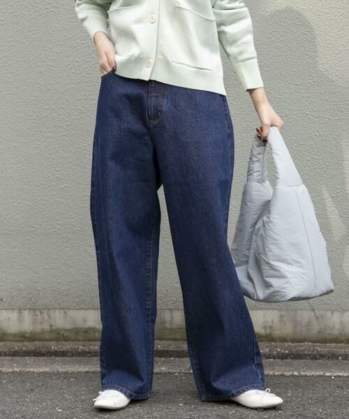 URBAN RESEARCH DOORS / アーバンリサーチ ドアーズ デニムパンツ | FORK&SPOON JFデニムワイドテーパードパンツ | 詳細28