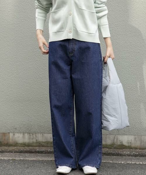 URBAN RESEARCH DOORS / アーバンリサーチ ドアーズ デニムパンツ | FORK&SPOON JFデニムワイドテーパードパンツ(ワンウォッシュ)