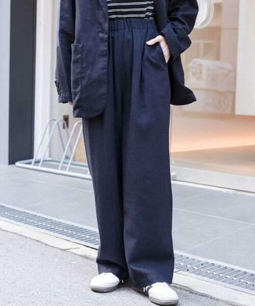 URBAN RESEARCH DOORS / アーバンリサーチ ドアーズ その他パンツ | FORK&SPOON　ヘンプ混イージーパンツ | 詳細1