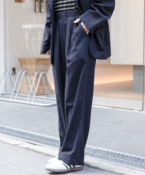 URBAN RESEARCH DOORS / アーバンリサーチ ドアーズ その他パンツ | FORK&SPOON　ヘンプ混イージーパンツ | 詳細2