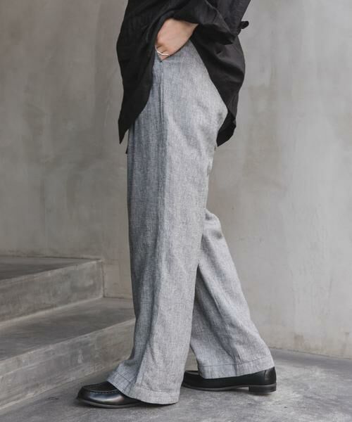 URBAN RESEARCH DOORS / アーバンリサーチ ドアーズ その他パンツ | FORK&SPOON　ヘンプ混イージーパンツ | 詳細12