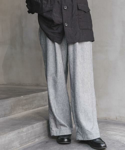 URBAN RESEARCH DOORS / アーバンリサーチ ドアーズ その他パンツ | FORK&SPOON　ヘンプ混イージーパンツ | 詳細14