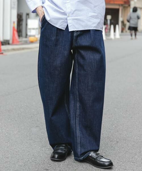 URBAN RESEARCH DOORS / アーバンリサーチ ドアーズ デニムパンツ | FORK&SPOON　ソフトツイストデニムインタックパンツ | 詳細1