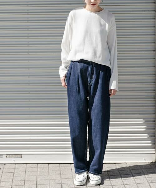 URBAN RESEARCH DOORS / アーバンリサーチ ドアーズ デニムパンツ | FORK&SPOON　ソフトツイストデニムインタックパンツ | 詳細13