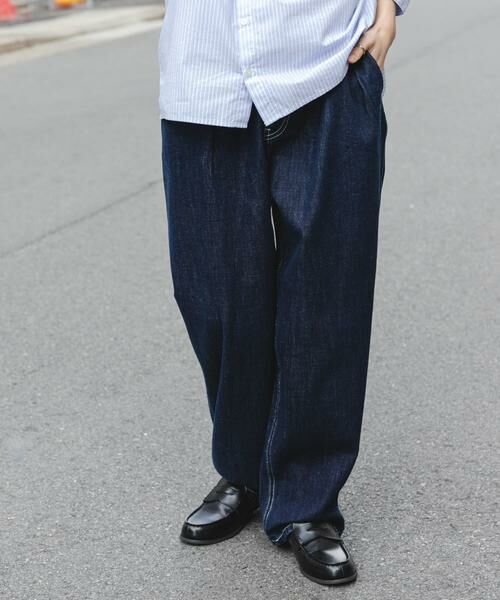URBAN RESEARCH DOORS / アーバンリサーチ ドアーズ デニムパンツ | FORK&SPOON　ソフトツイストデニムインタックパンツ | 詳細5