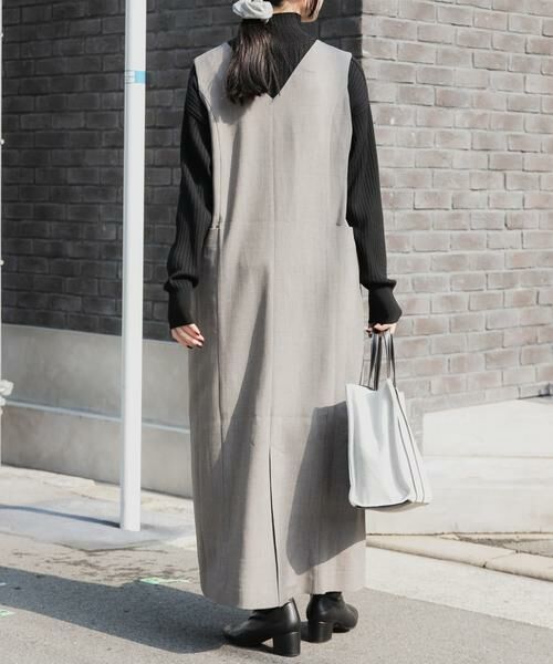 URBAN RESEARCH DOORS / アーバンリサーチ ドアーズ ワンピース | FORK&SPOON 2WAYジップジャンパースカート | 詳細24