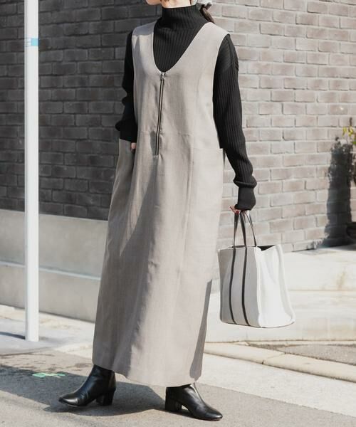 URBAN RESEARCH DOORS / アーバンリサーチ ドアーズ ワンピース | FORK&SPOON 2WAYジップジャンパースカート | 詳細27