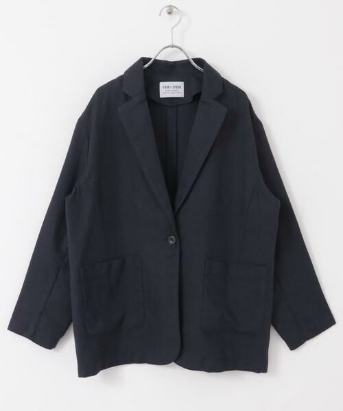 URBAN RESEARCH DOORS / アーバンリサーチ ドアーズ その他アウター | FORK&SPOON　ヘンプ混テーラードジャケット | 詳細10