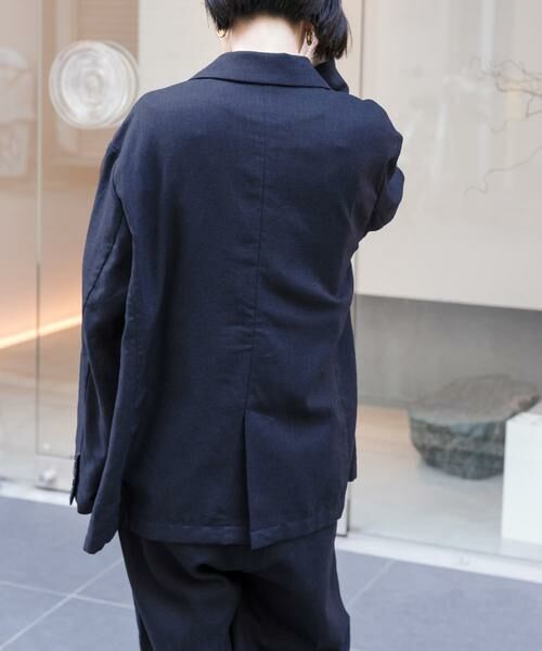 URBAN RESEARCH DOORS / アーバンリサーチ ドアーズ その他アウター | FORK&SPOON　ヘンプ混テーラードジャケット | 詳細4