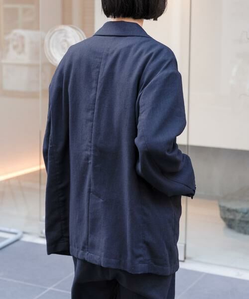URBAN RESEARCH DOORS / アーバンリサーチ ドアーズ その他アウター | FORK&SPOON　ヘンプ混テーラードジャケット | 詳細6