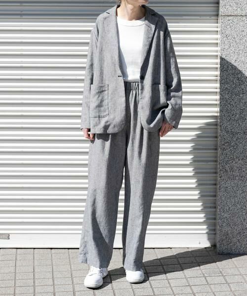 URBAN RESEARCH DOORS / アーバンリサーチ ドアーズ その他アウター | FORK&SPOON　ヘンプ混テーラードジャケット | 詳細23