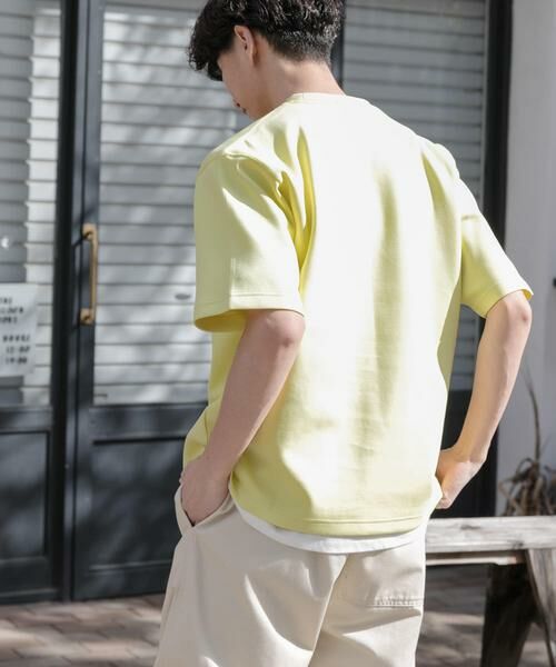 URBAN RESEARCH DOORS / アーバンリサーチ ドアーズ Tシャツ | FORK&SPOON　ストレッチダンボールショートスリーブTシャツ | 詳細2