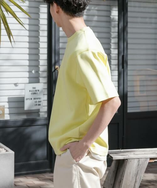 URBAN RESEARCH DOORS / アーバンリサーチ ドアーズ Tシャツ | FORK&SPOON　ストレッチダンボールショートスリーブTシャツ | 詳細3