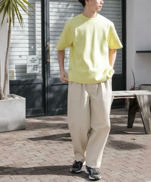 URBAN RESEARCH DOORS / アーバンリサーチ ドアーズ Tシャツ | FORK&SPOON　ストレッチダンボールショートスリーブTシャツ | 詳細7