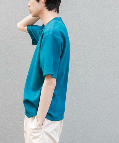 URBAN RESEARCH DOORS / アーバンリサーチ ドアーズ Tシャツ | FORK&SPOON　ストレッチダンボールショートスリーブTシャツ | 詳細13