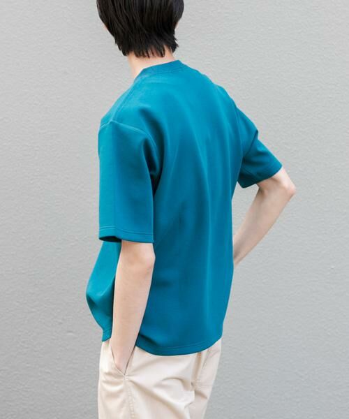 URBAN RESEARCH DOORS / アーバンリサーチ ドアーズ Tシャツ | FORK&SPOON　ストレッチダンボールショートスリーブTシャツ | 詳細14