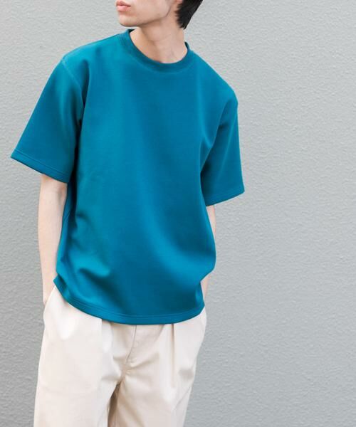 URBAN RESEARCH DOORS / アーバンリサーチ ドアーズ Tシャツ | FORK&SPOON　ストレッチダンボールショートスリーブTシャツ | 詳細17