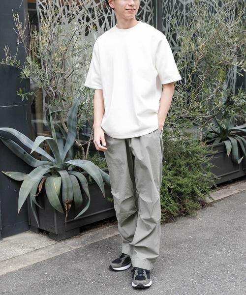 URBAN RESEARCH DOORS / アーバンリサーチ ドアーズ Tシャツ | FORK&SPOON　ストレッチダンボールショートスリーブTシャツ | 詳細27