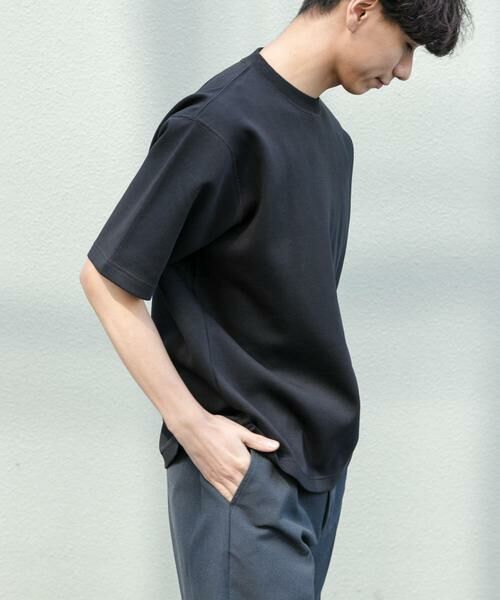 URBAN RESEARCH DOORS / アーバンリサーチ ドアーズ Tシャツ | FORK&SPOON　ストレッチダンボールショートスリーブTシャツ | 詳細30