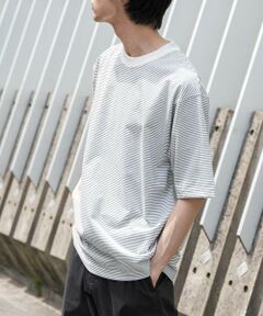 URBAN RESEARCH DOORS / アーバンリサーチ ドアーズ Tシャツ | FORK&SPOON　ボーダープレーティングショートスリーブTシャツ