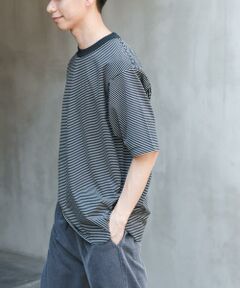 URBAN RESEARCH DOORS / アーバンリサーチ ドアーズ Tシャツ | FORK&SPOON　ボーダープレーティングショートスリーブTシャツ