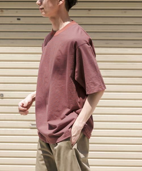 URBAN RESEARCH DOORS / アーバンリサーチ ドアーズ Tシャツ | FORK&SPOON　ボーダープレーティングショートスリーブTシャツ | 詳細3