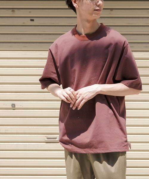URBAN RESEARCH DOORS / アーバンリサーチ ドアーズ Tシャツ | FORK&SPOON　ボーダープレーティングショートスリーブTシャツ | 詳細5