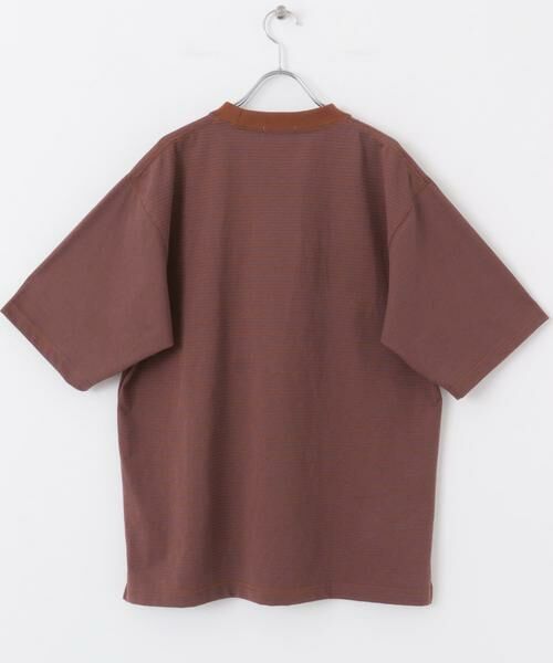 URBAN RESEARCH DOORS / アーバンリサーチ ドアーズ Tシャツ | FORK&SPOON　ボーダープレーティングショートスリーブTシャツ | 詳細9