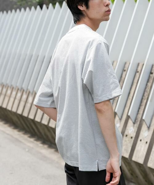 URBAN RESEARCH DOORS / アーバンリサーチ ドアーズ Tシャツ | FORK&SPOON　ボーダープレーティングショートスリーブTシャツ | 詳細16