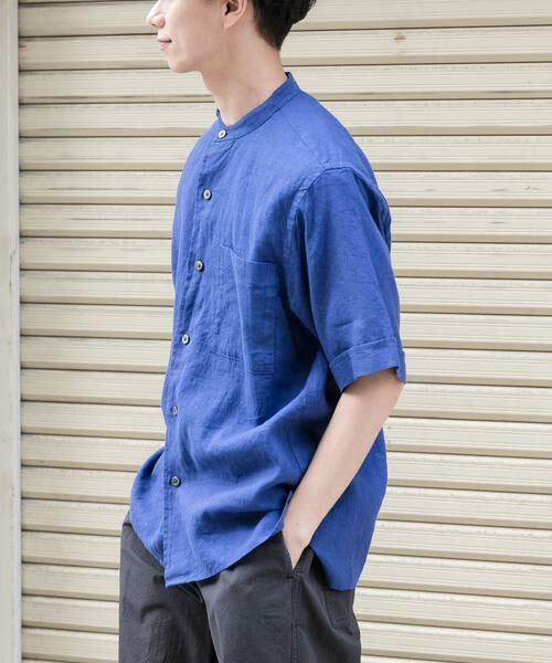 URBAN RESEARCH DOORS / アーバンリサーチ ドアーズ シャツ・ブラウス | FORK&SPOON　コットンリネンショートスリーブシャツ | 詳細4