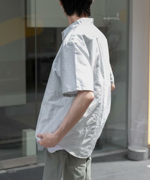 URBAN RESEARCH DOORS / アーバンリサーチ ドアーズ シャツ・ブラウス | FORK&SPOON　リネンワッシャーレギュラーカラーシャツ | 詳細3