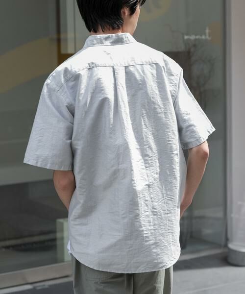 URBAN RESEARCH DOORS / アーバンリサーチ ドアーズ シャツ・ブラウス | FORK&SPOON　リネンワッシャーレギュラーカラーシャツ | 詳細4