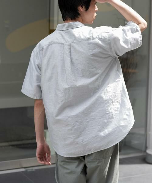 URBAN RESEARCH DOORS / アーバンリサーチ ドアーズ シャツ・ブラウス | FORK&SPOON　リネンワッシャーレギュラーカラーシャツ | 詳細5