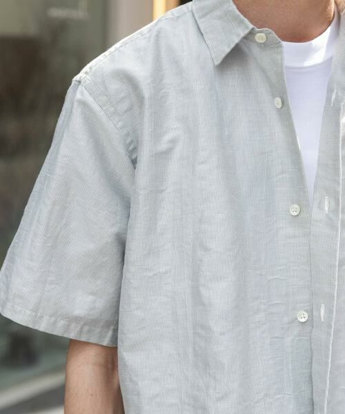 URBAN RESEARCH DOORS / アーバンリサーチ ドアーズ シャツ・ブラウス | FORK&SPOON　リネンワッシャーレギュラーカラーシャツ | 詳細7
