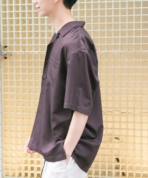 URBAN RESEARCH DOORS / アーバンリサーチ ドアーズ シャツ・ブラウス | FORK&SPOON　COOL FIBERオープンカラーシャツ | 詳細3