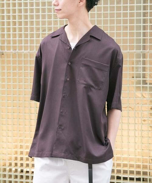 URBAN RESEARCH DOORS / アーバンリサーチ ドアーズ シャツ・ブラウス | FORK&SPOON　COOL FIBERオープンカラーシャツ | 詳細4