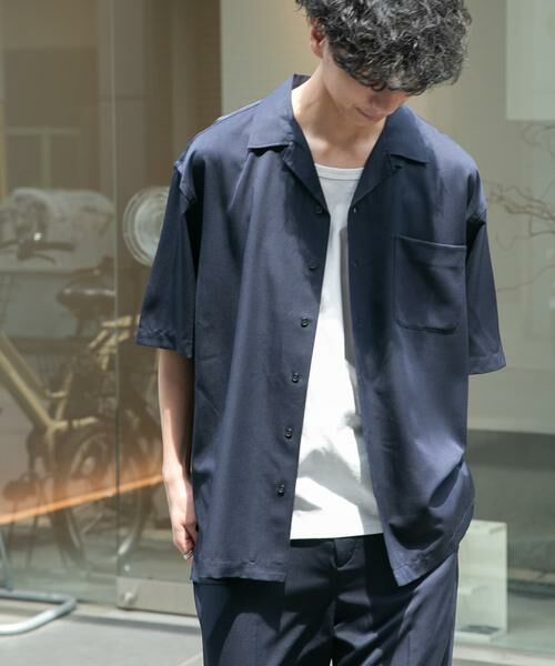 URBAN RESEARCH DOORS / アーバンリサーチ ドアーズ シャツ・ブラウス | FORK&SPOON　COOL FIBERオープンカラーシャツ | 詳細9